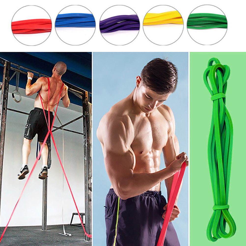 Elastic Resistance Band Circle Gym Home Fitness Strength Training Exercise Tool