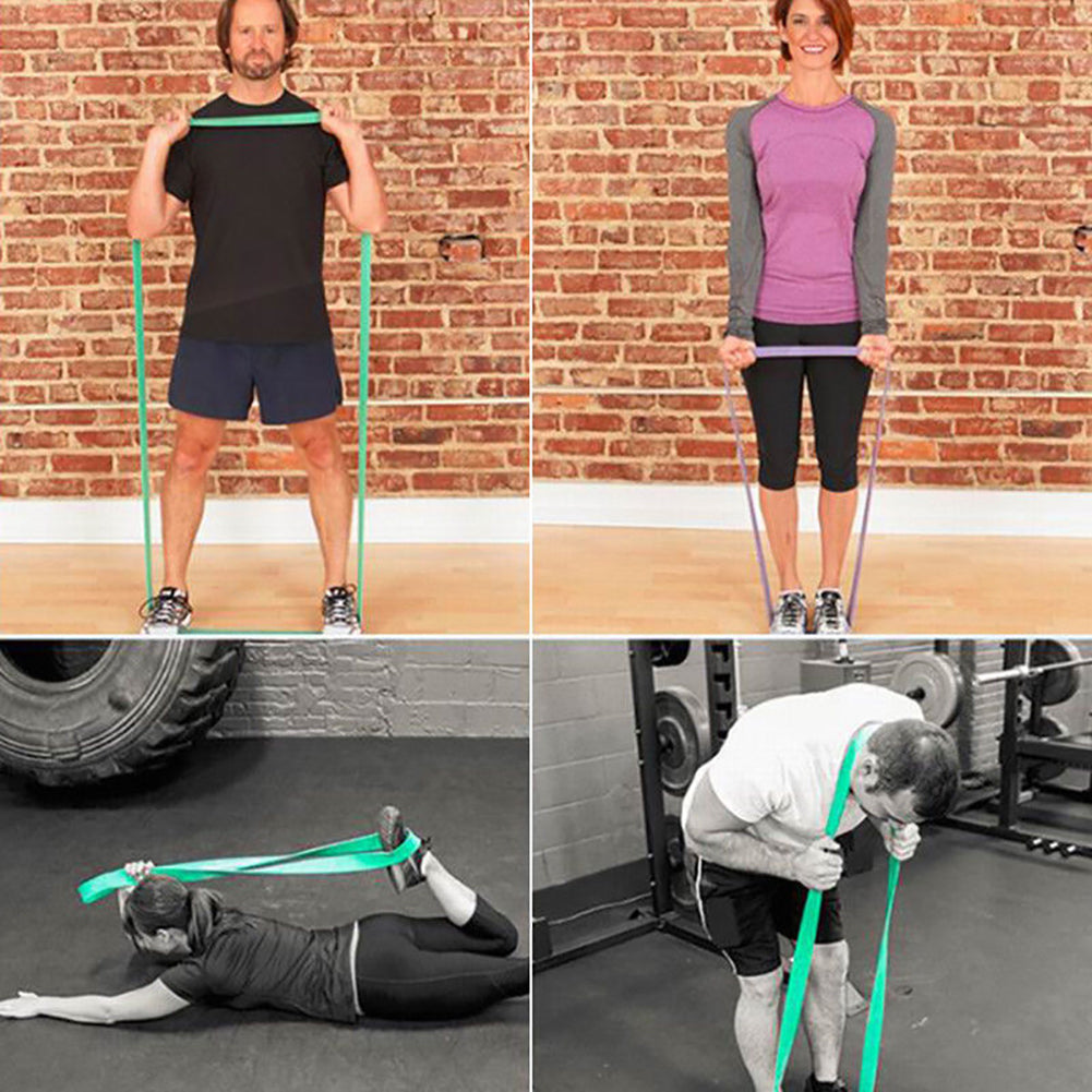 Elastic Resistance Band Circle Gym Home Fitness Strength Training Exercise Tool