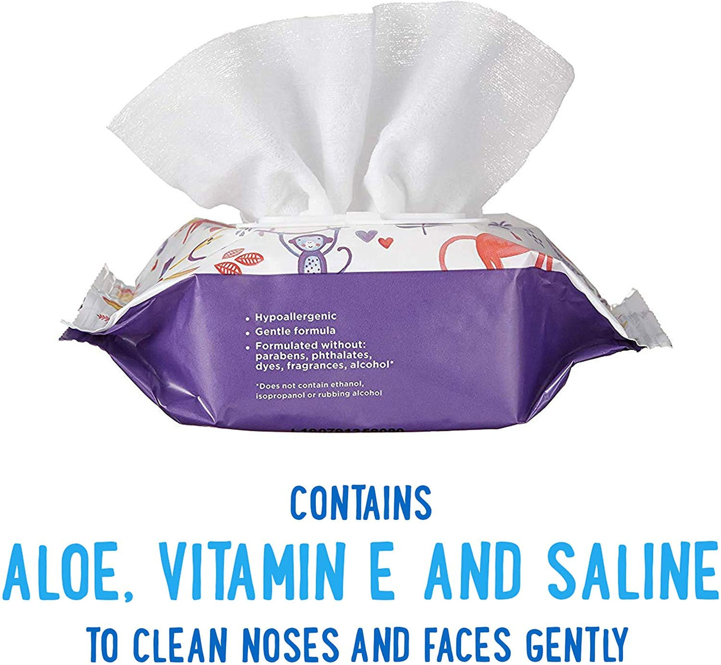 Mama Bear Gentle Fragrance Free Baby Wipes, Hypoallergenic, 800 Count (8 Packs of 100)