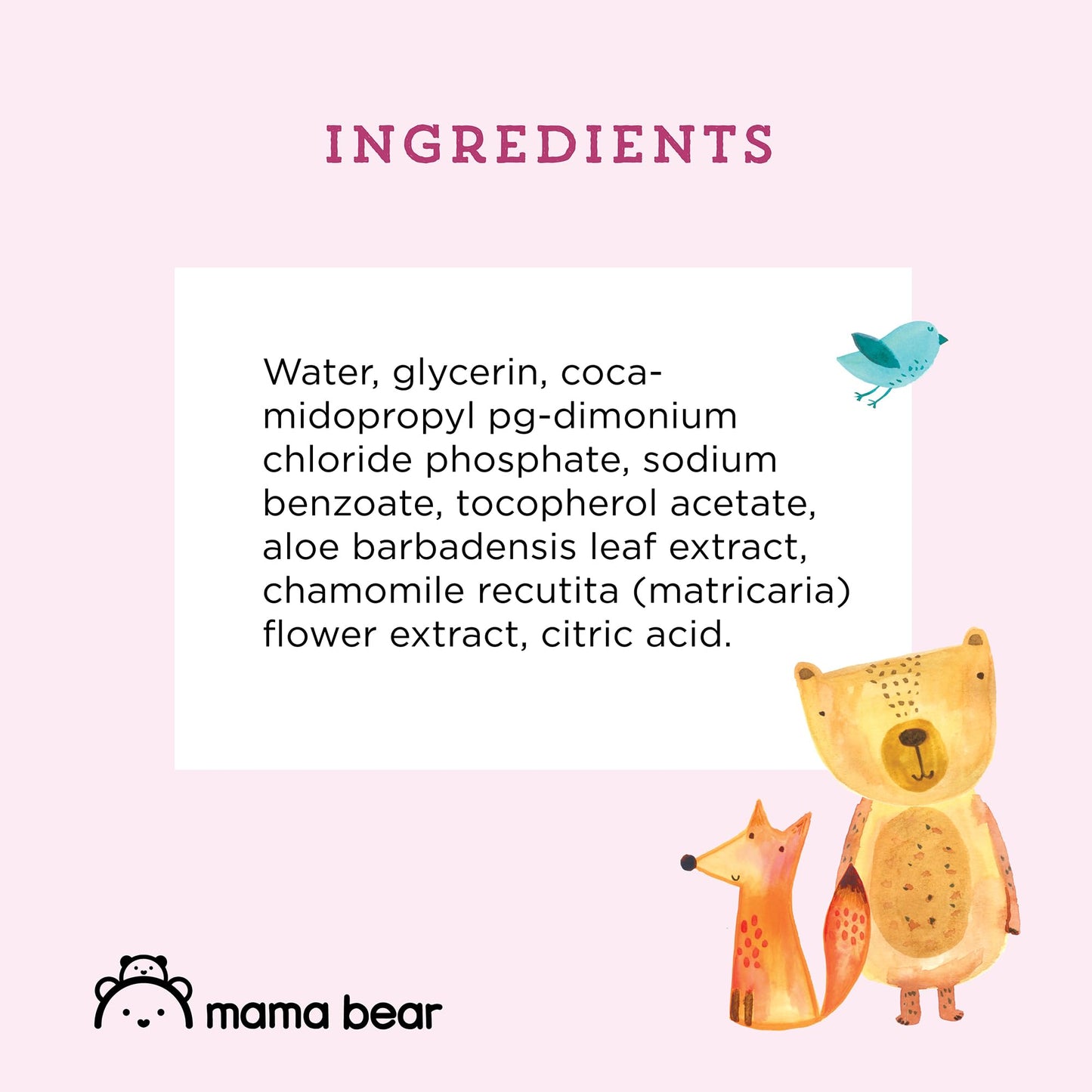 Mama Bear Gentle Fragrance Free Baby Wipes, Hypoallergenic, 800 Count (8 Packs of 100)