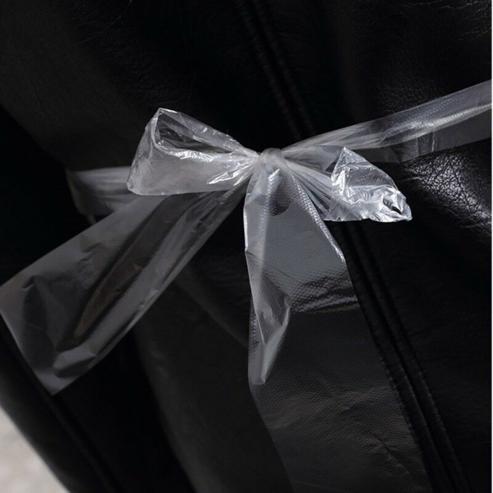 Disposable plastic apron