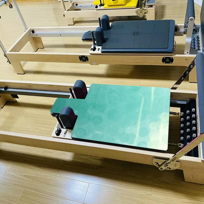 Pilates Reformer Mat Pilates Suede Rubber Yoga Mat Reconstituted Core Bed Training Positioning Non Slip Mat Fiteness Supply