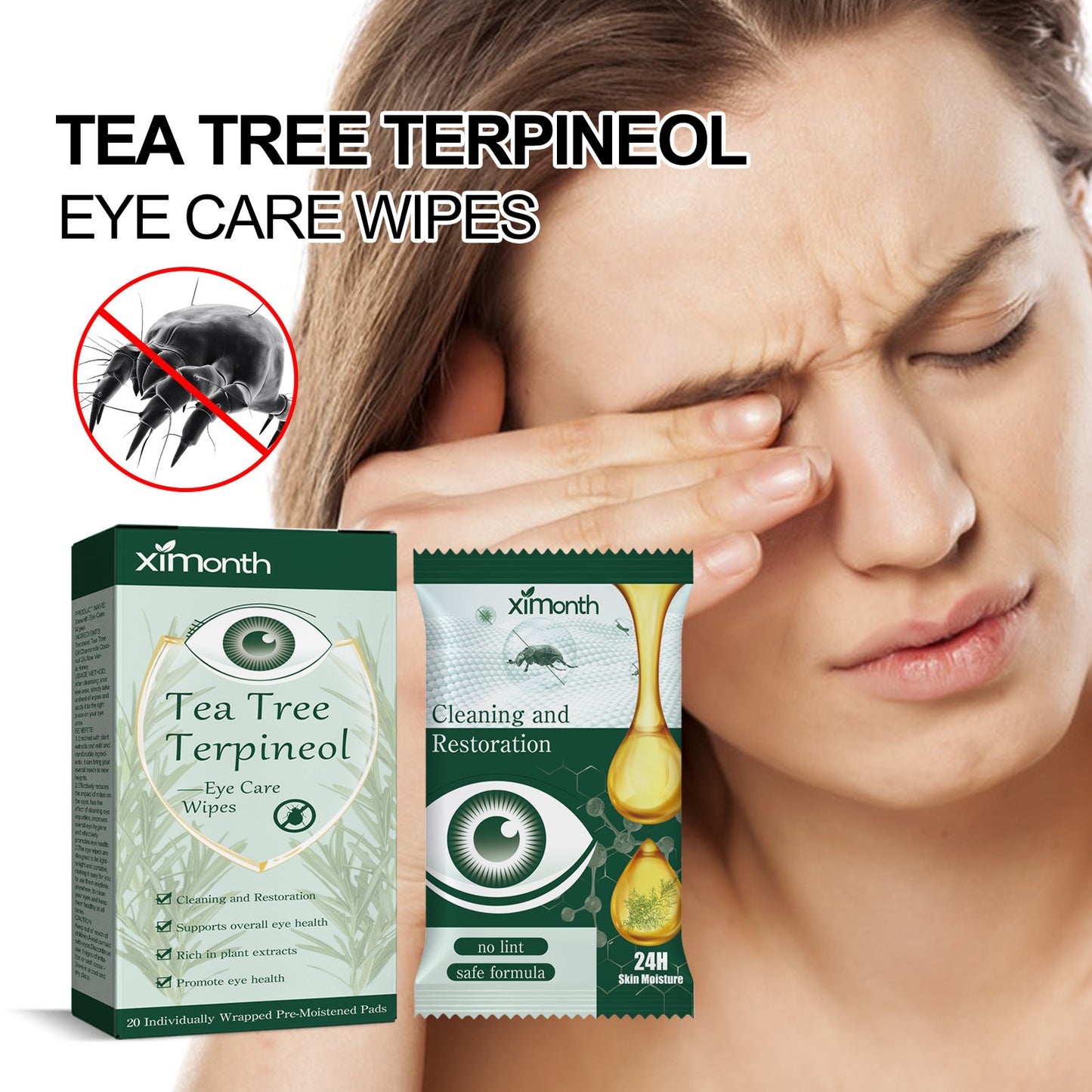 Eye Circumference Special Wipes Wipe Anti-mite Care Cotton Cloth