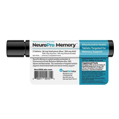NeuroPro Memory Tablets - Wholesale Only - 12 per Package
