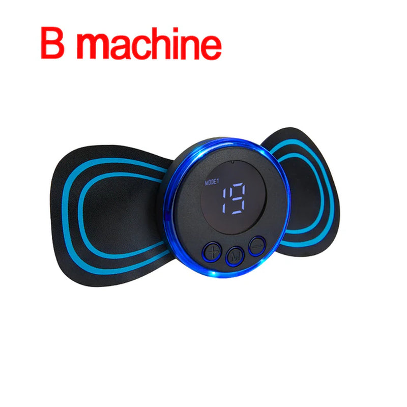 Neck Massager EMS Muscle Stimulator Electric Cervical Massage Patch Low Frequency Pulse Massage Pads Pain Relief Relaxation Tool