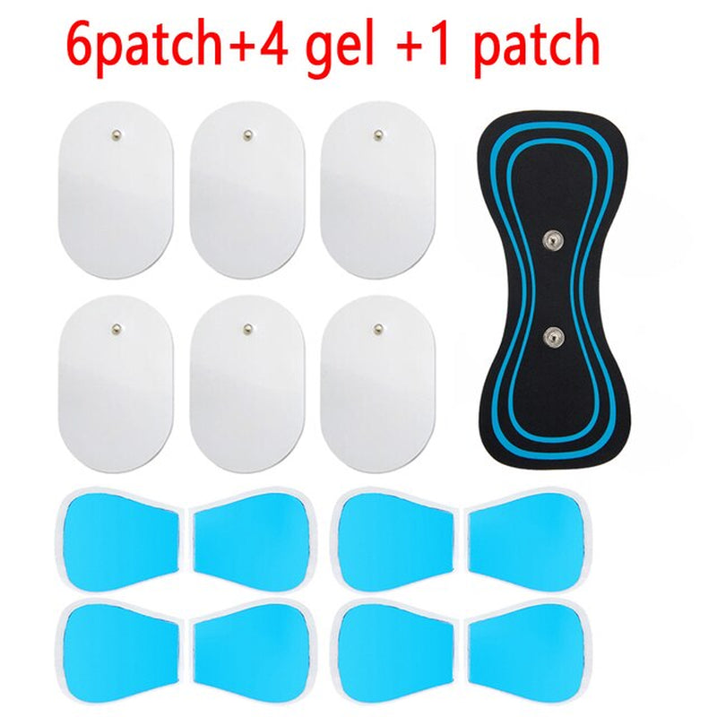 Neck Massager EMS Muscle Stimulator Electric Cervical Massage Patch Low Frequency Pulse Massage Pads Pain Relief Relaxation Tool