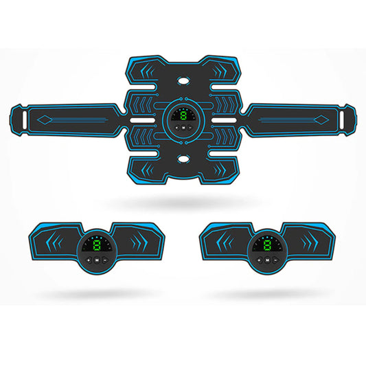 New Electric Abdominal Muscle Stimulator EMS Abdominal Trainer Abs Fitness Equipment USB Rechargeable Body Slimming Massager