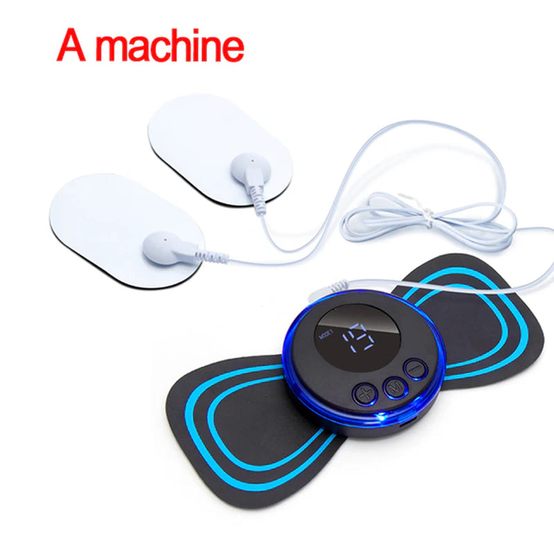 Neck Massager EMS Muscle Stimulator Electric Cervical Massage Patch Low Frequency Pulse Massage Pads Pain Relief Relaxation Tool