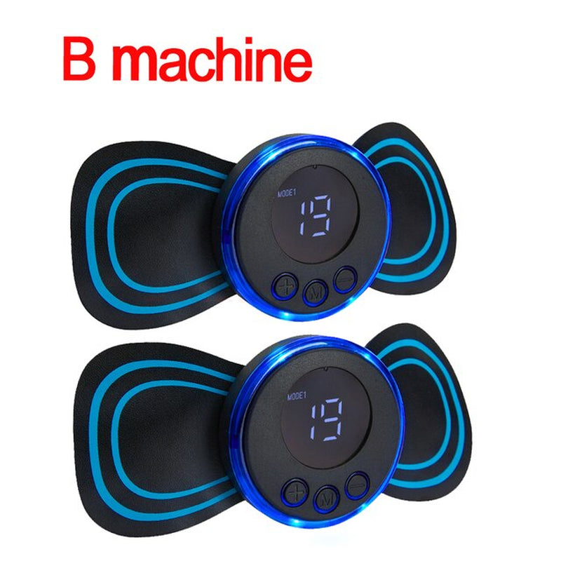 Neck Massager EMS Muscle Stimulator Electric Cervical Massage Patch Low Frequency Pulse Massage Pads Pain Relief Relaxation Tool