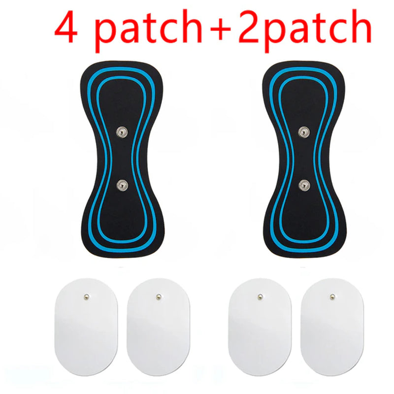 Neck Massager EMS Muscle Stimulator Electric Cervical Massage Patch Low Frequency Pulse Massage Pads Pain Relief Relaxation Tool