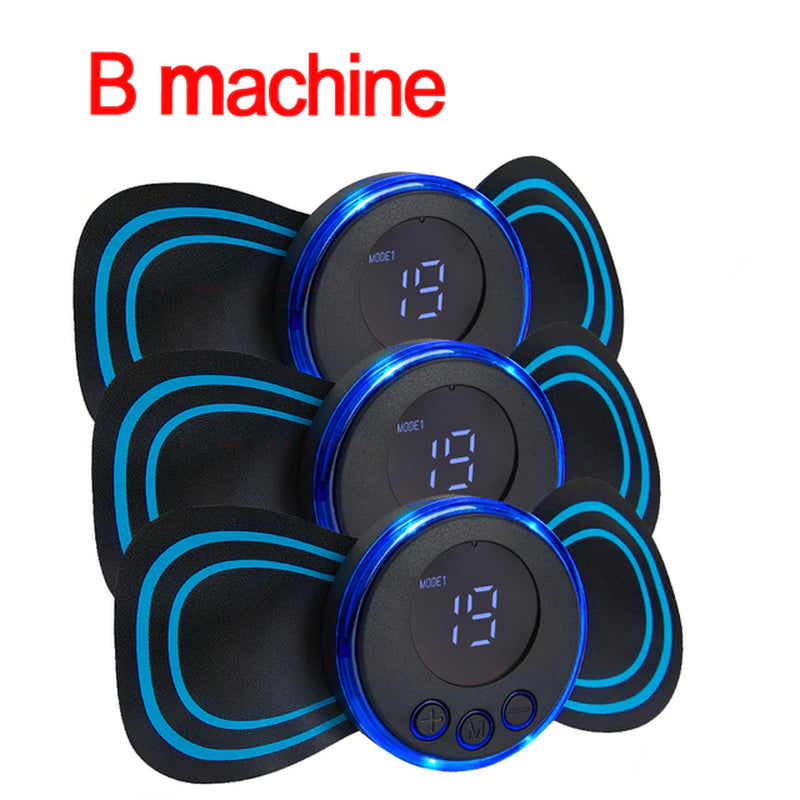 Neck Massager EMS Muscle Stimulator Electric Cervical Massage Patch Low Frequency Pulse Massage Pads Pain Relief Relaxation Tool