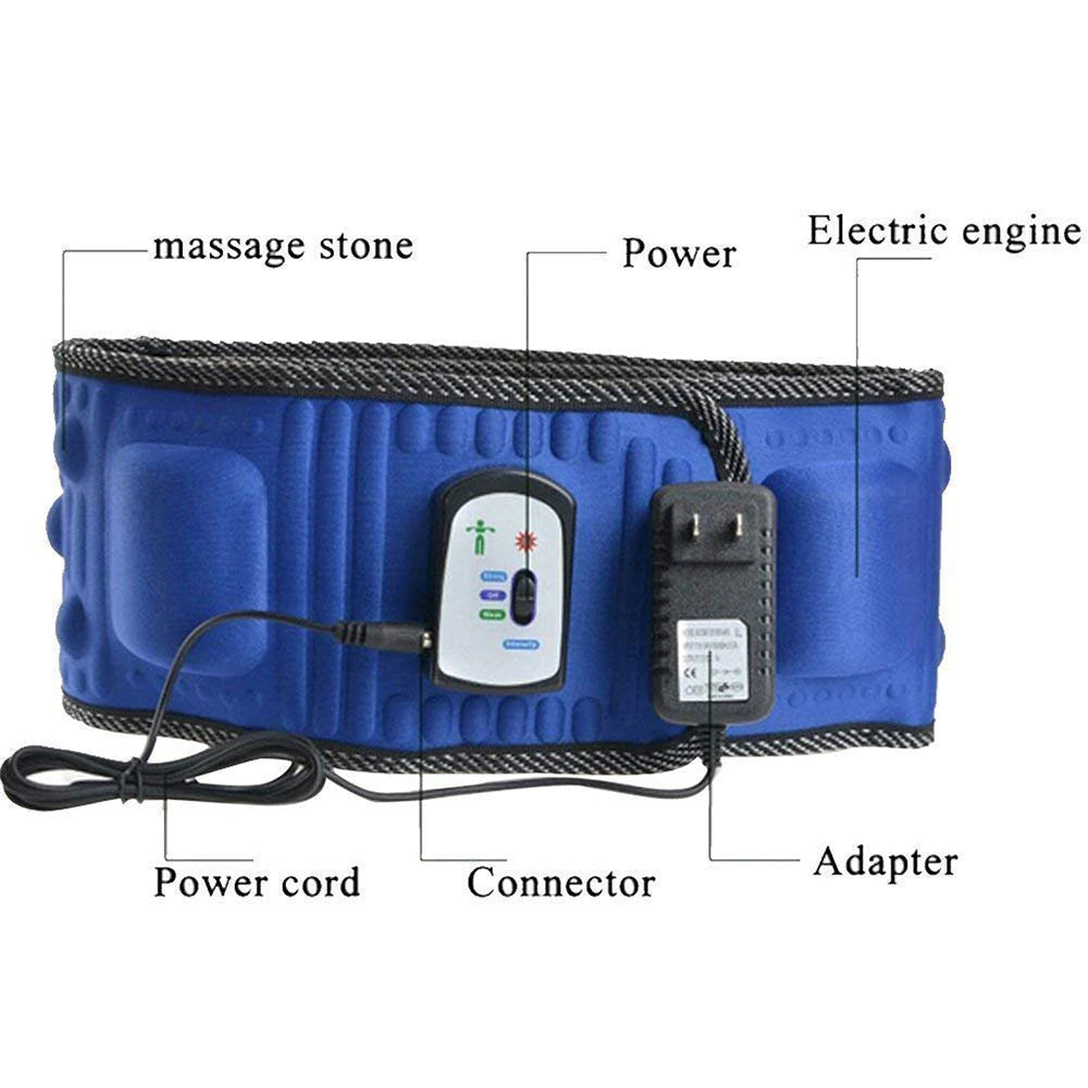 X5 Vibration Full Body Belt Abdominal Massager Electric Waist Fat Burning Slimming Belt Weight Loss Equipment Muscle Stimulator