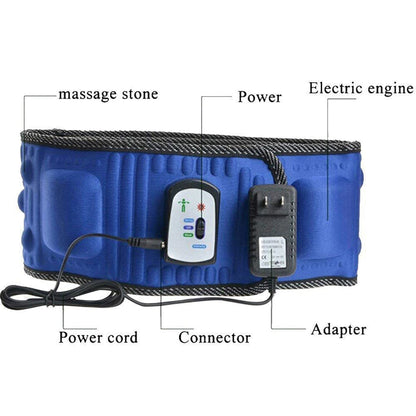 X5 Vibration Full Body Belt Abdominal Massager Electric Waist Fat Burning Slimming Belt Weight Loss Equipment Muscle Stimulator