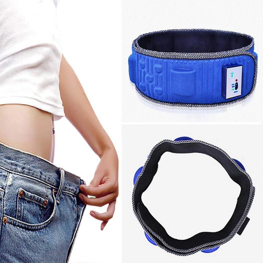 X5 Vibration Full Body Belt Abdominal Massager Electric Waist Fat Burning Slimming Belt Weight Loss Equipment Muscle Stimulator